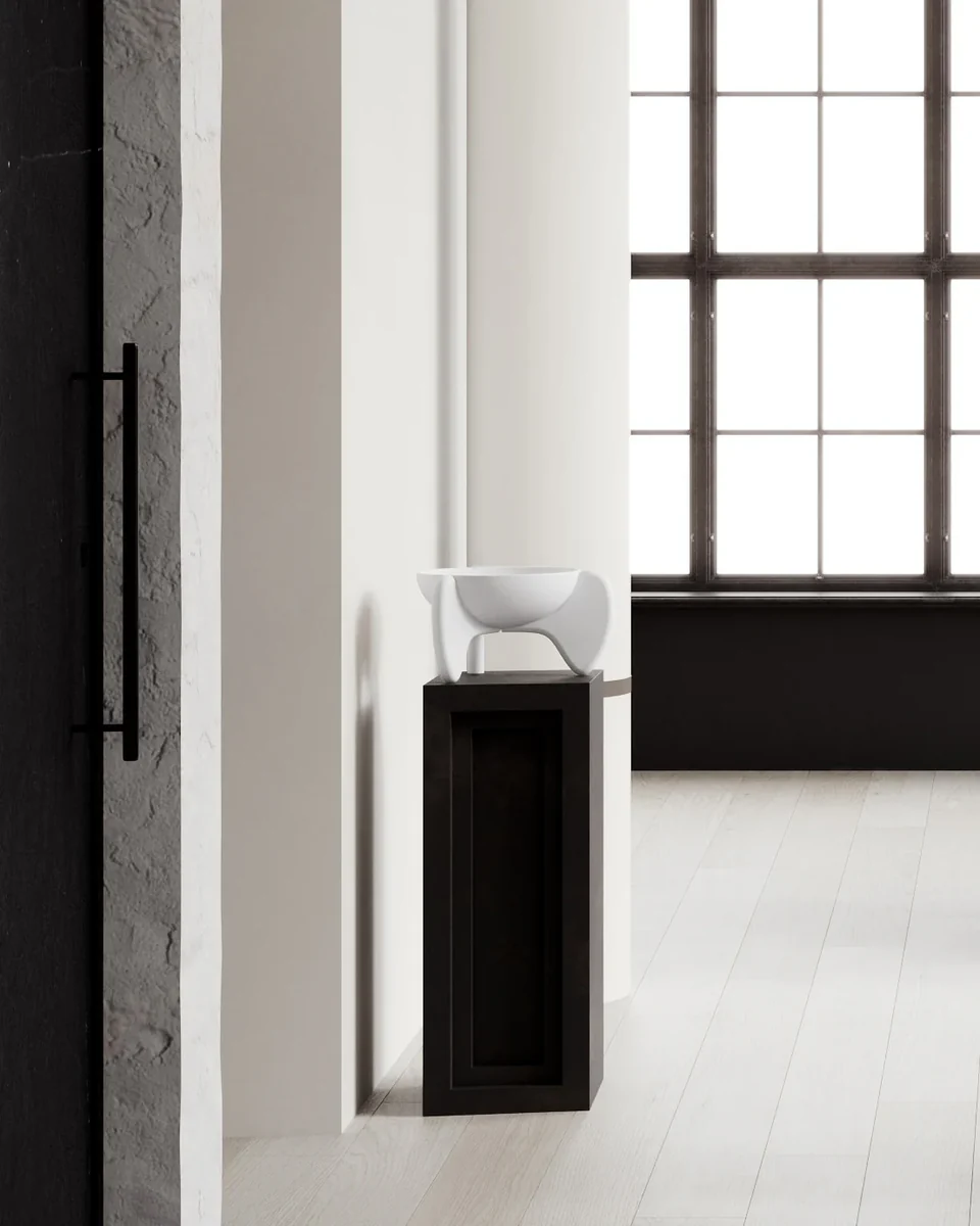 翼碗,大 - 骨白色