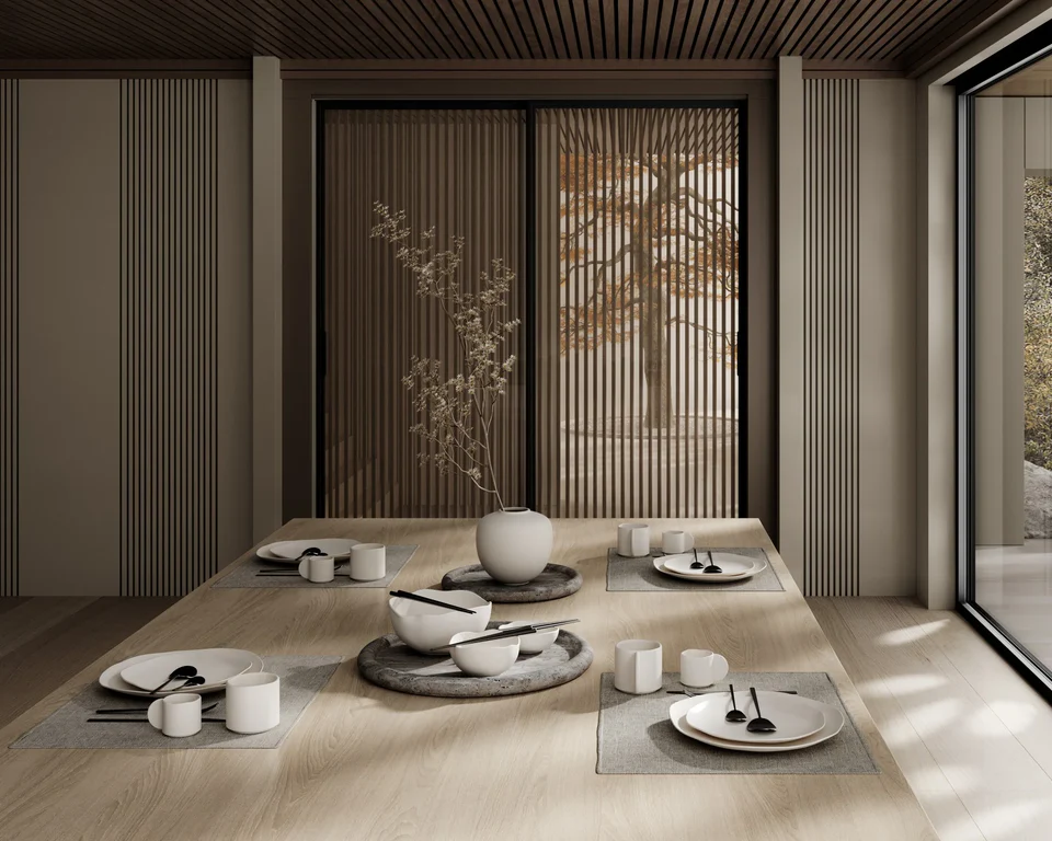 素直花瓶,迷你 - 白樺色