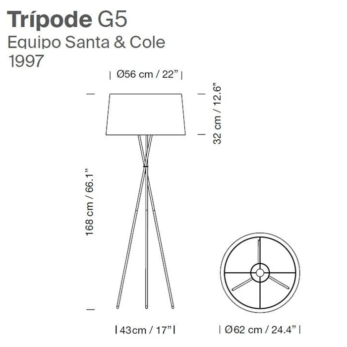 Tripode G5 立燈 - 條紋款