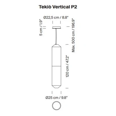 Tekio Vertical P2 吊燈