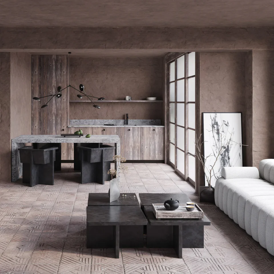 Brutus茶几 - 咖啡色