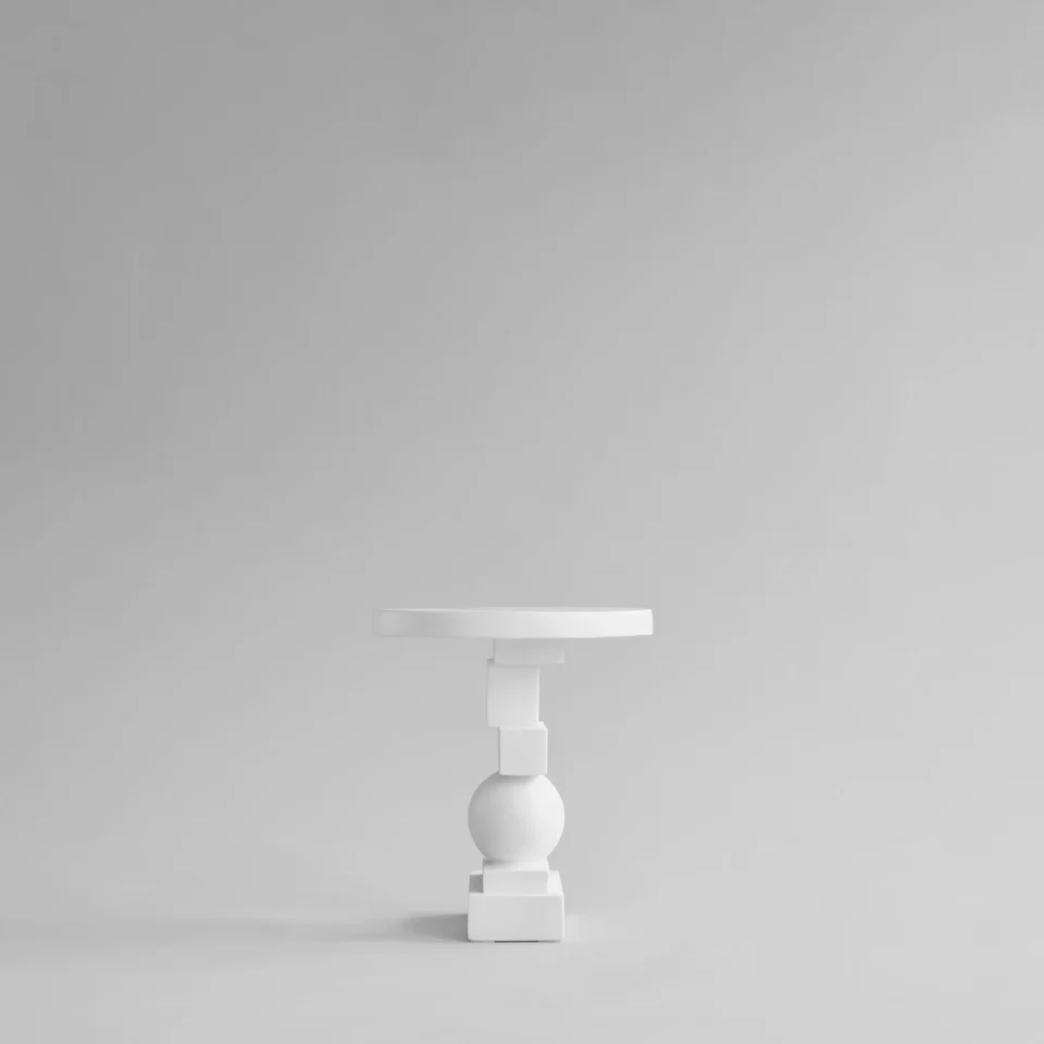 Artist邊桌 - 骨白色