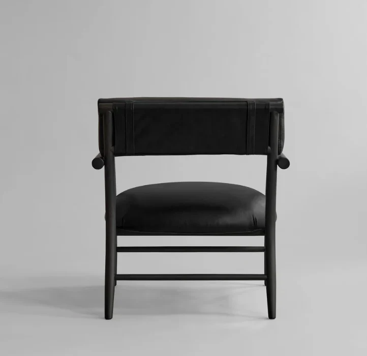 Nama 休閒椅 – 黑色苯染皮革