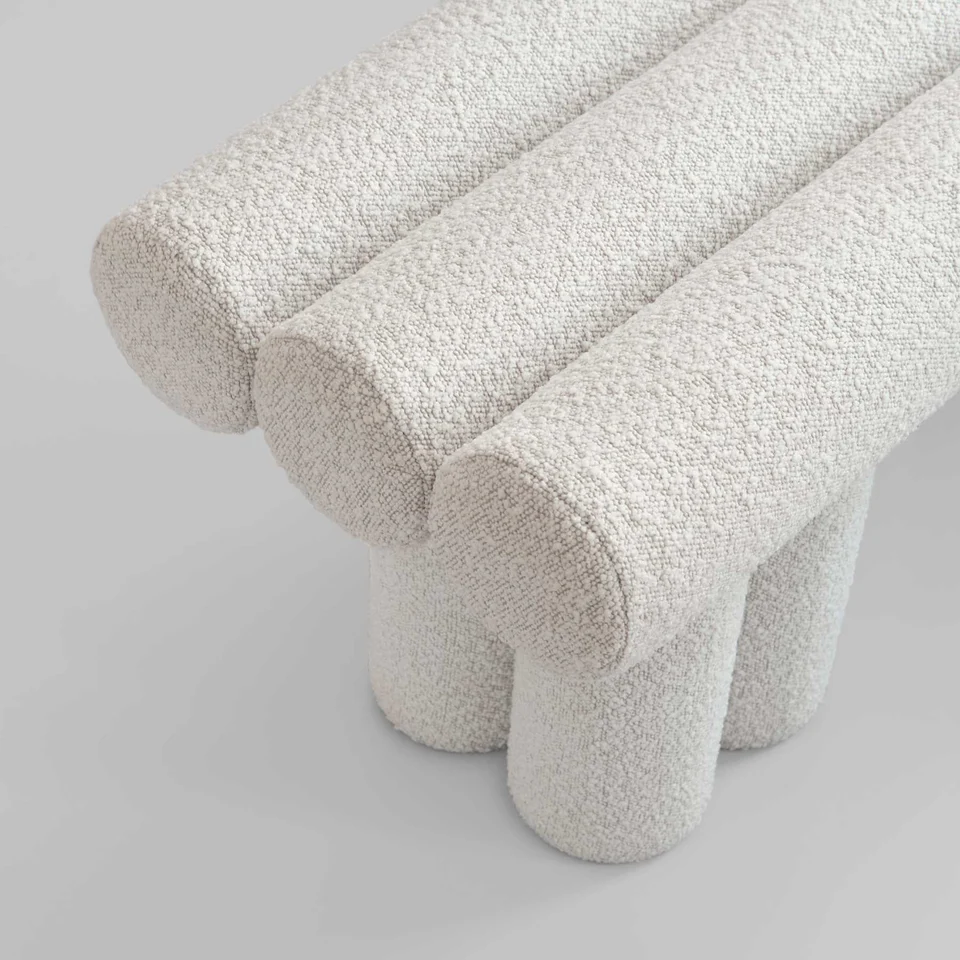 Hiro 長椅 - 米白色