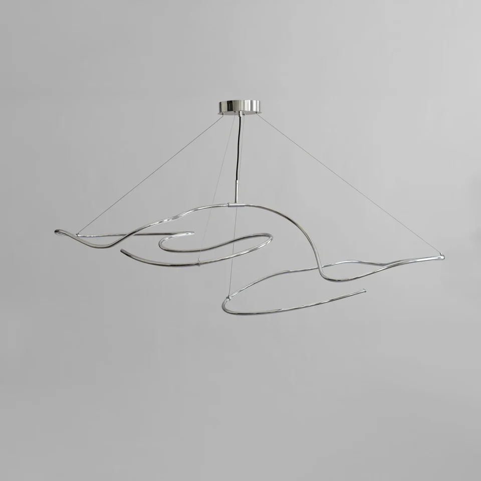 幽靈枝形吊燈,大 - 鉻色