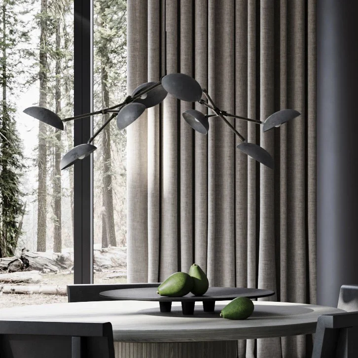 滴形吊燈,迷你 - 斑駁灰色(UL)