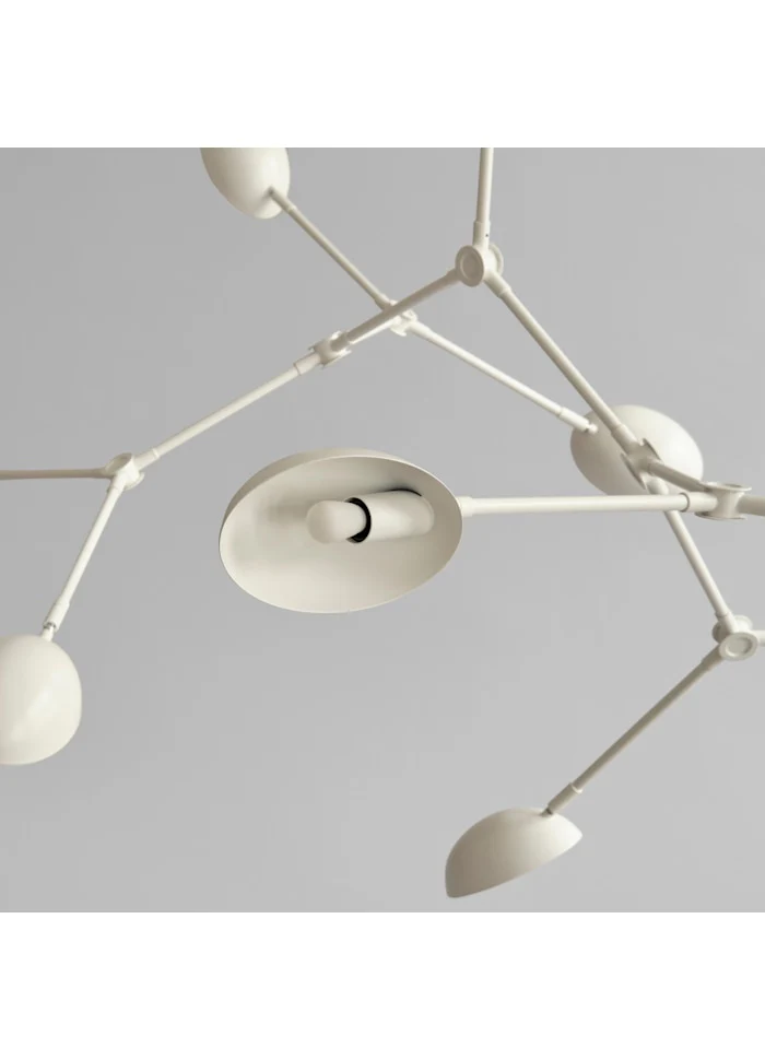 滴形吊燈 - 白色 (5m)