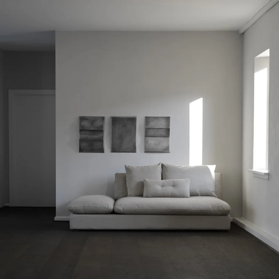 Sculpt 雕塑藝術壁飾,三角形,迷你 - 深灰色