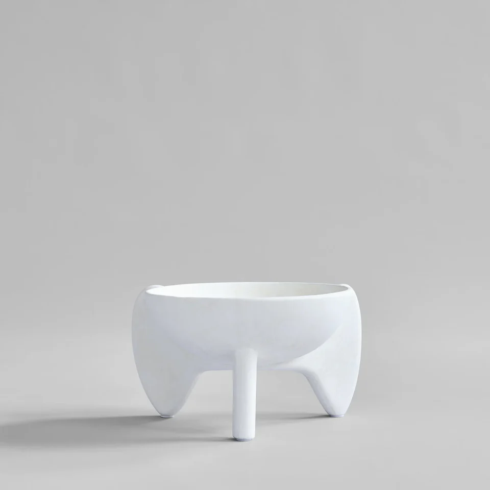 翼碗,大 - 骨白色