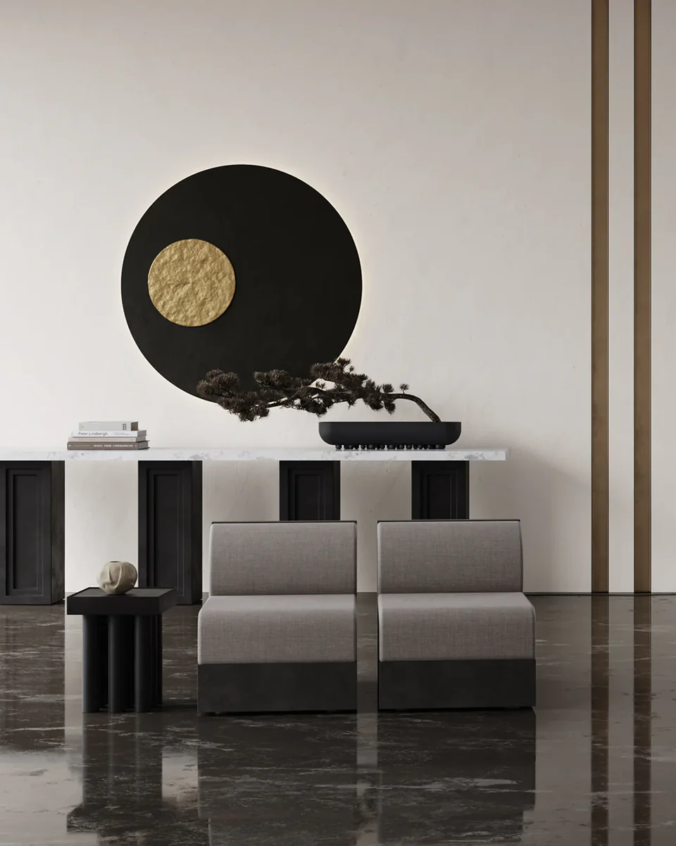 珍珠盤,大 - 咖啡色