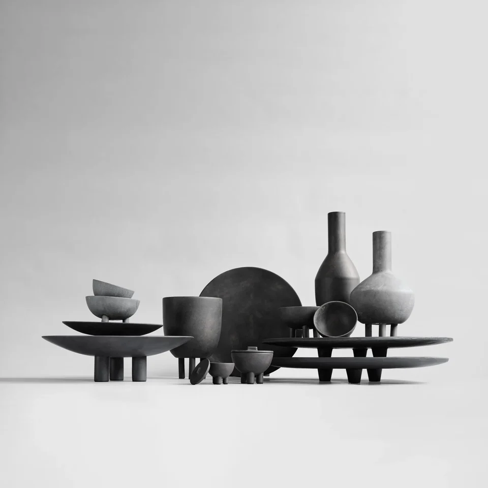 鴨盤,大 - 咖啡色