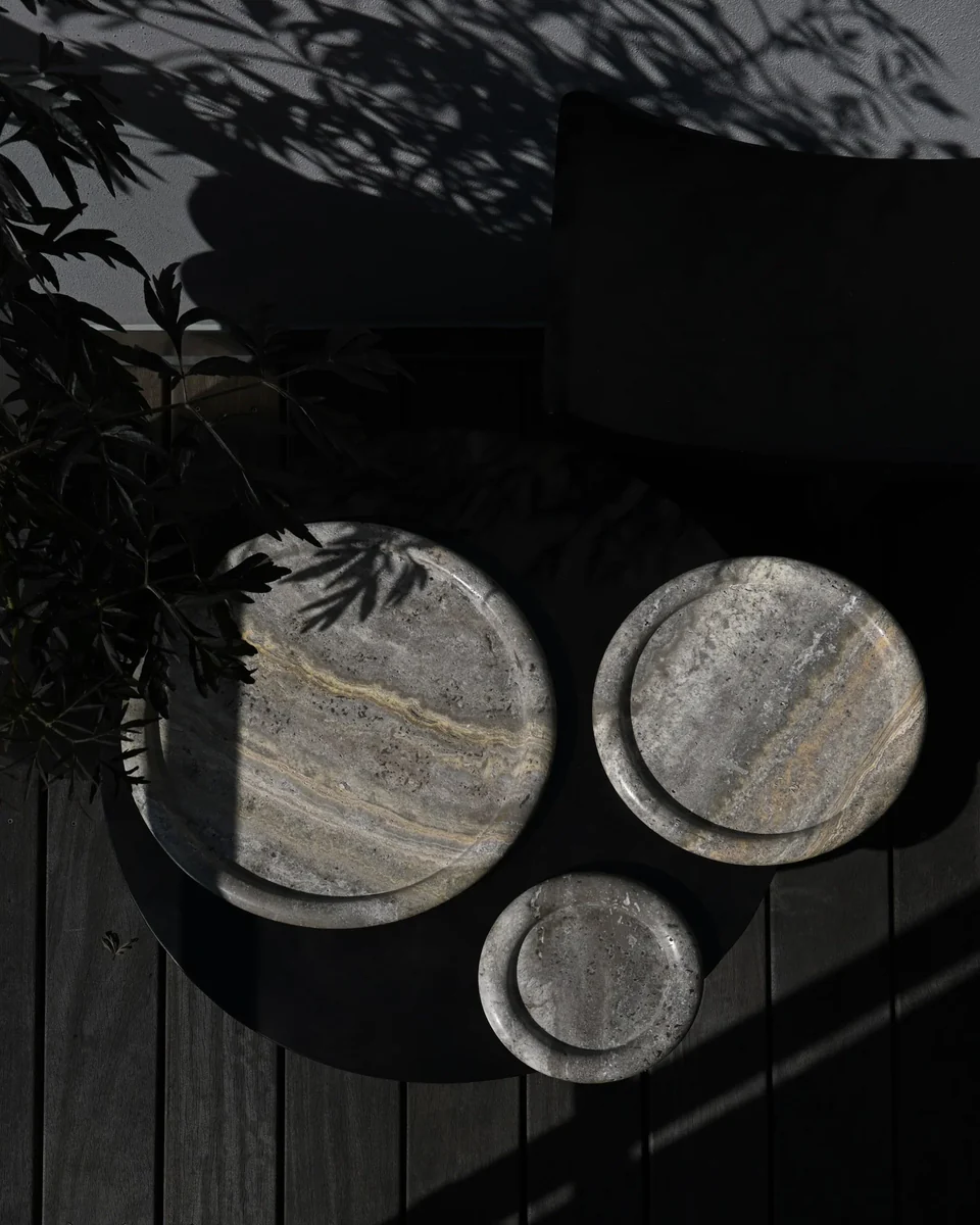 環形托盤,中 - 大地色