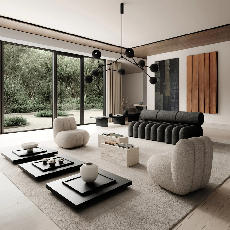 綻放花瓶,迷你 - 深灰色