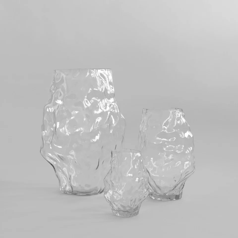 Katachi花瓶,小 - 透明