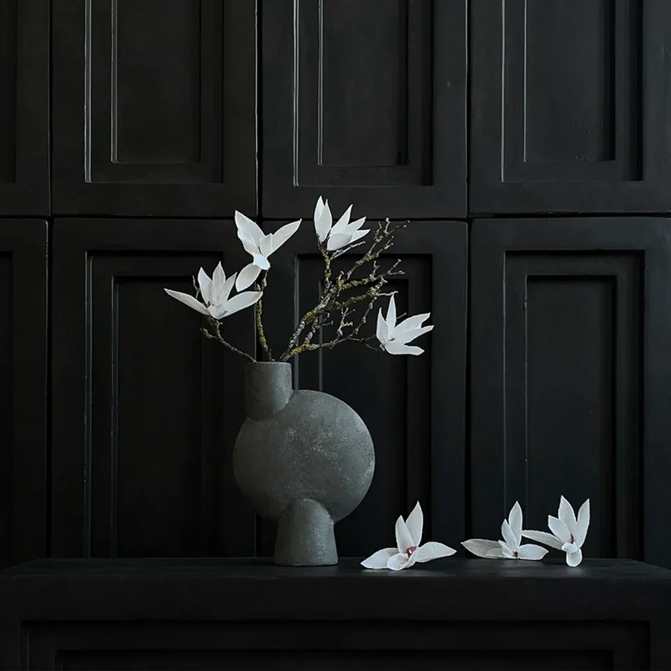 泡泡花瓶,中型 - 深灰色