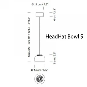 HeadHat Bowl 吊燈
