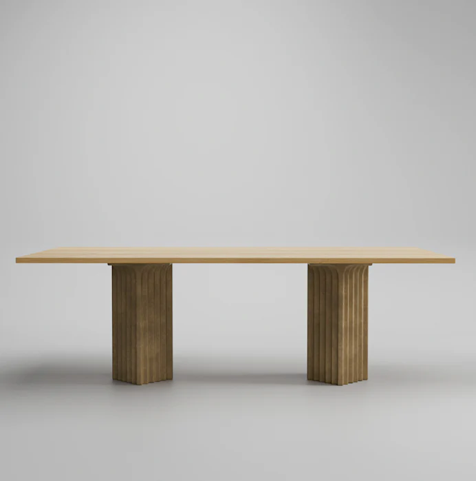 Arc餐桌 - 原色橡木