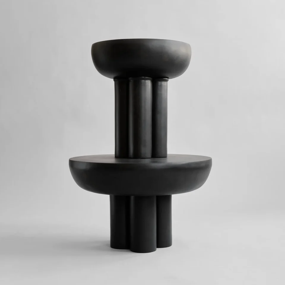 皇冠桌,低 - 咖啡色