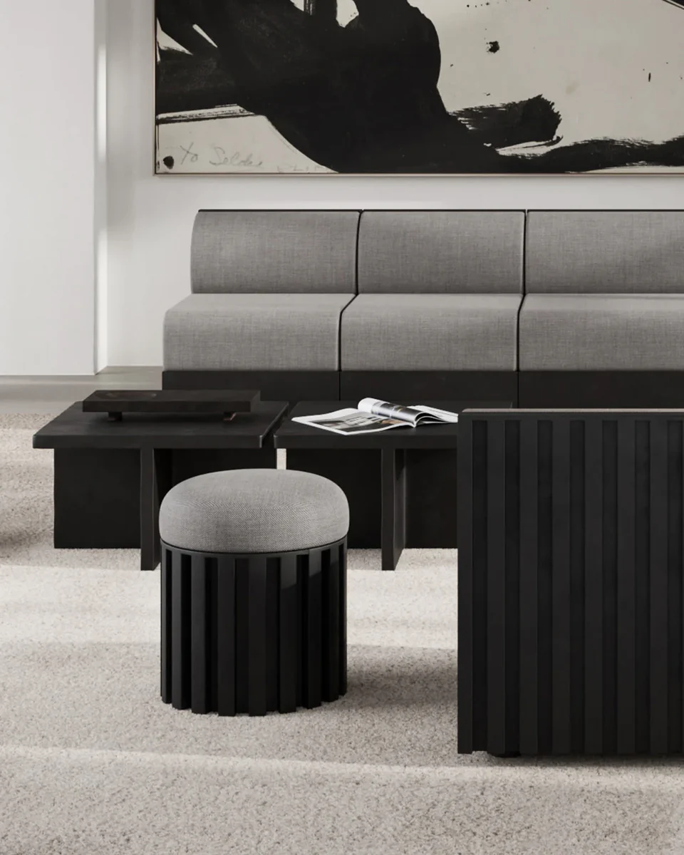 Brutus茶几 - 咖啡色