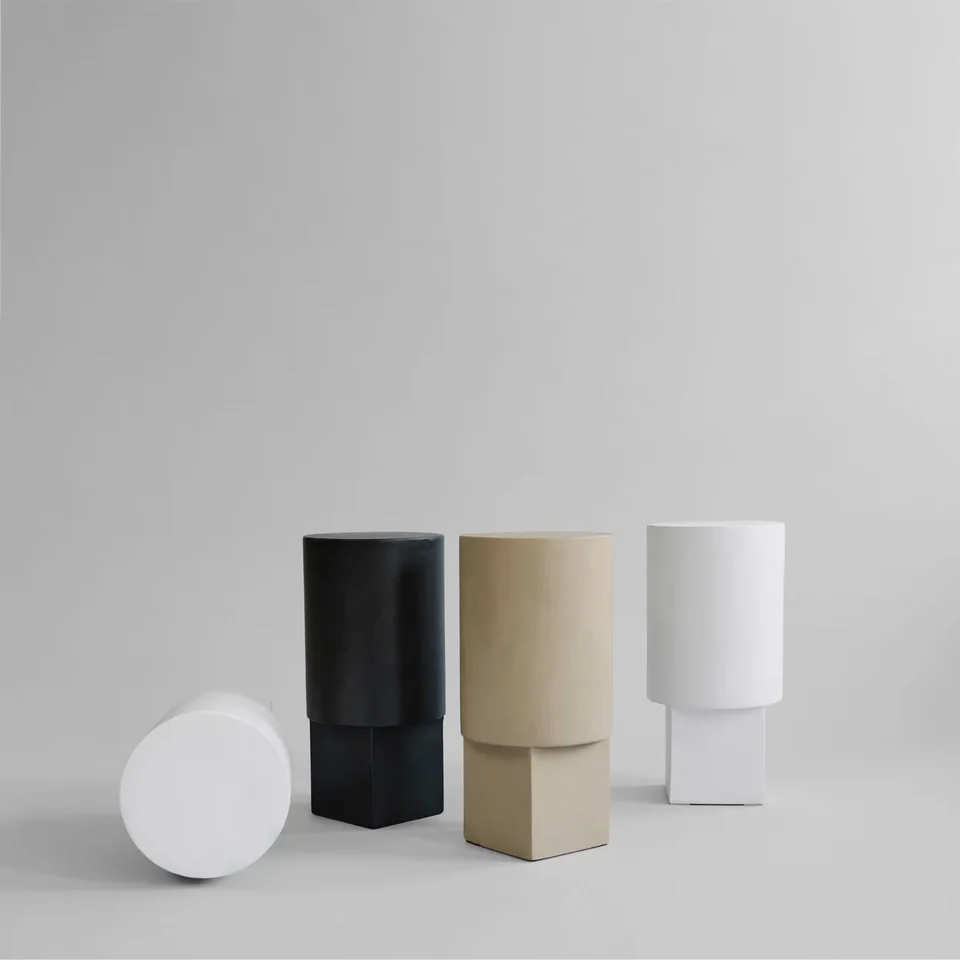 Column柱桌 - 骨白色