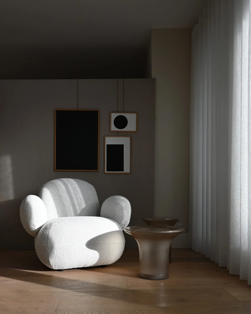 Trumpet矮桌 - 霧沙色