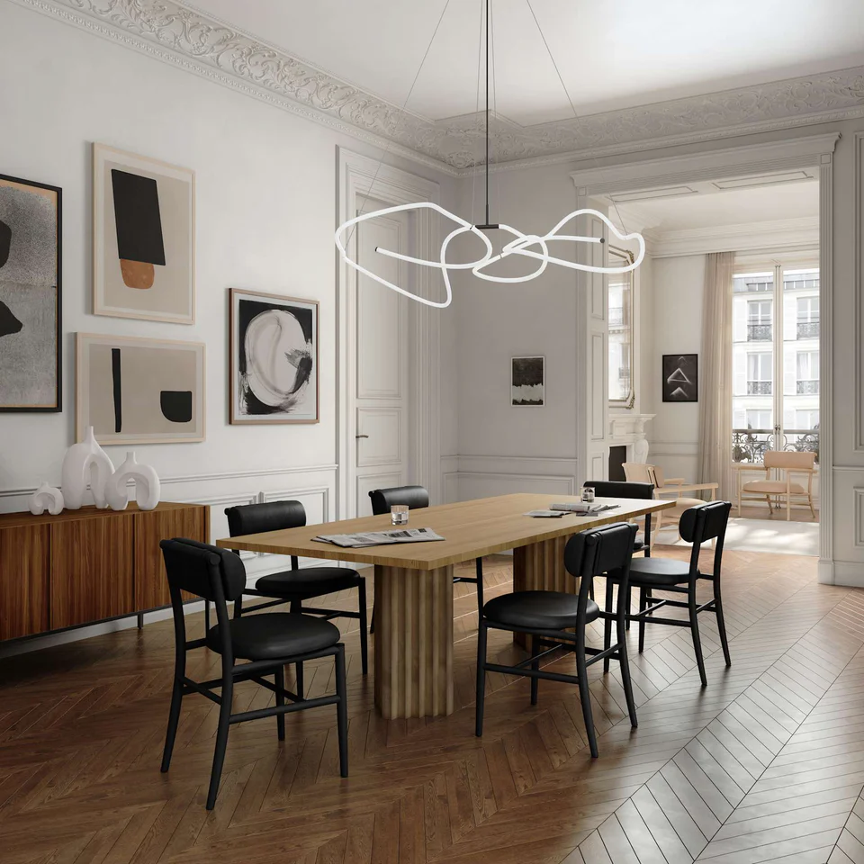 Nama 休閒椅－自然橡木 × 絨面革