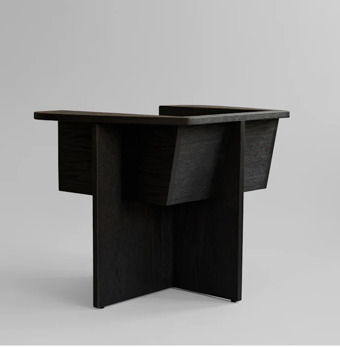 Brutus 休閒椅 - 咖啡黑橡木色