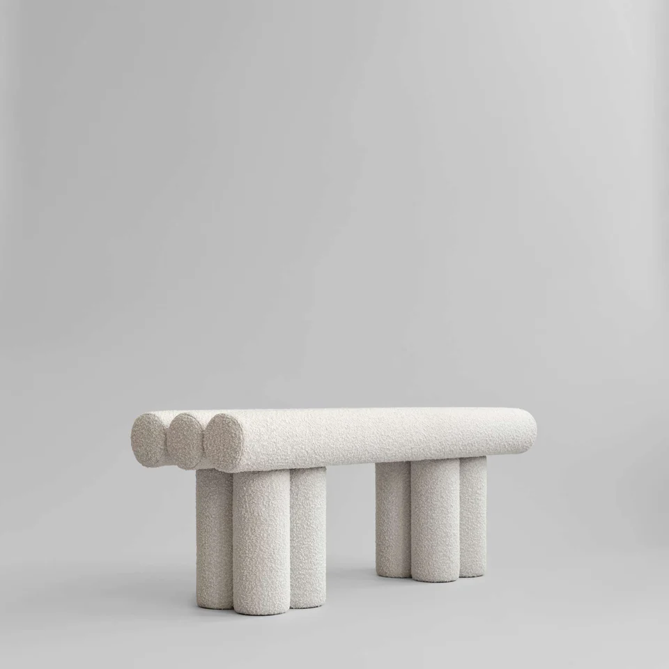 Hiro 長椅 - 米白色