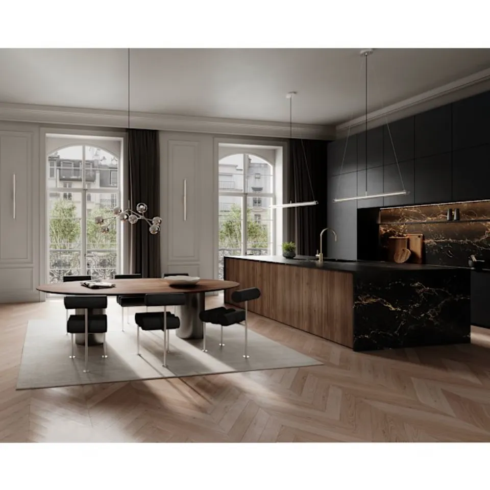 滴形圓球吊燈,迷你 - 鉻色(5m)