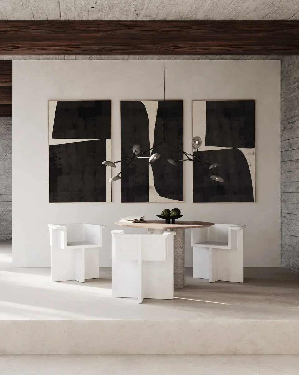 滴形吊燈 - 斑駁灰色