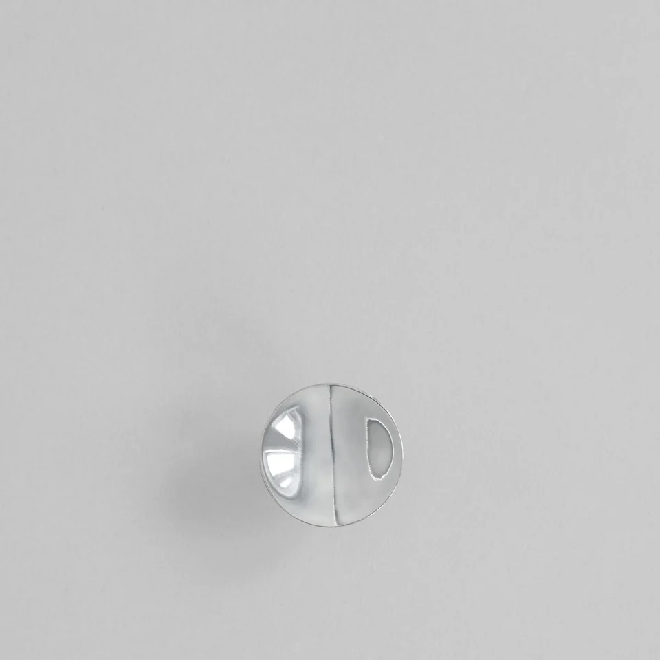 鈸型旋鈕,迷你 - 鉻銀