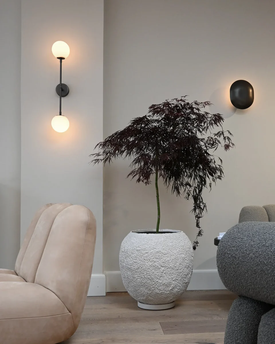 素直花盆,大 - 蜂巢紋