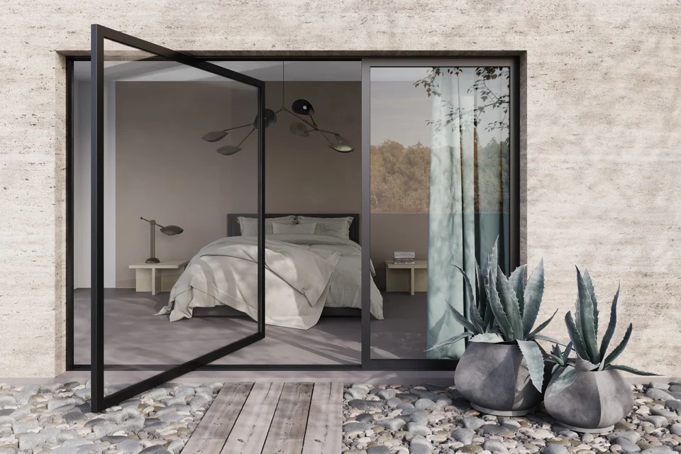 Arket 雕塑花盆,中 - 深灰色