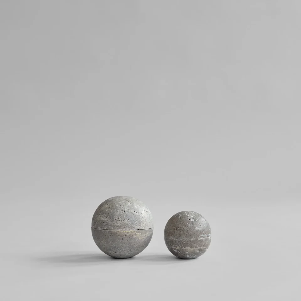 原石藏罐,迷你 - 大地色