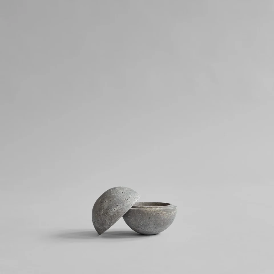 原石藏罐,中 - 大地色