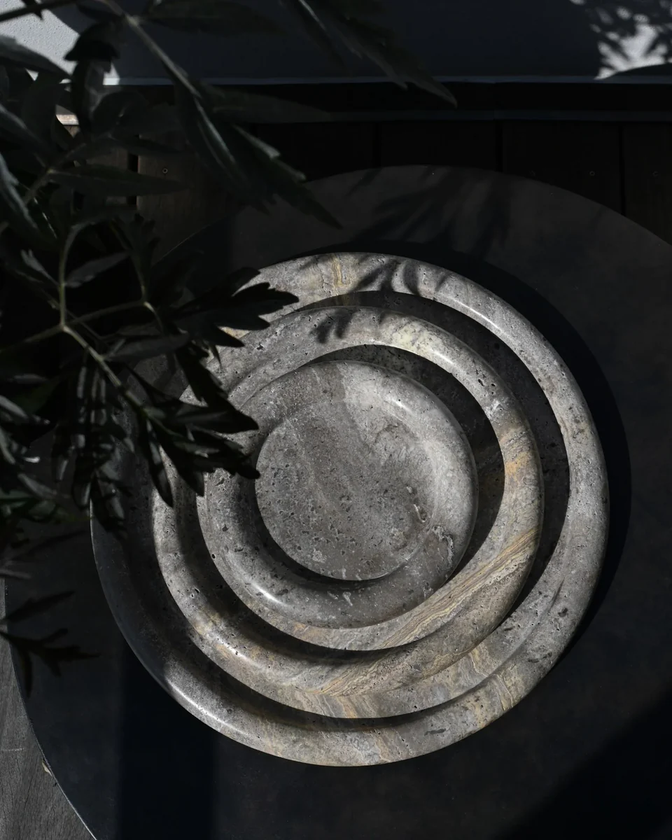 環形托盤,中 - 大地色