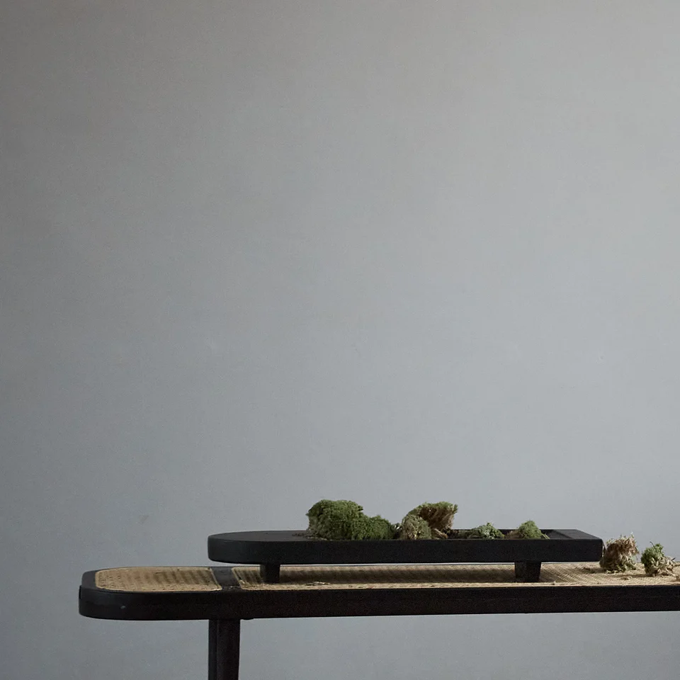 木屐托盤 - 咖啡色