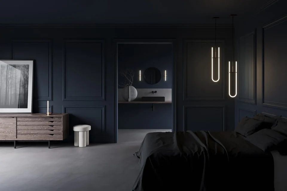 古根海姆花瓶,大 - 深灰色