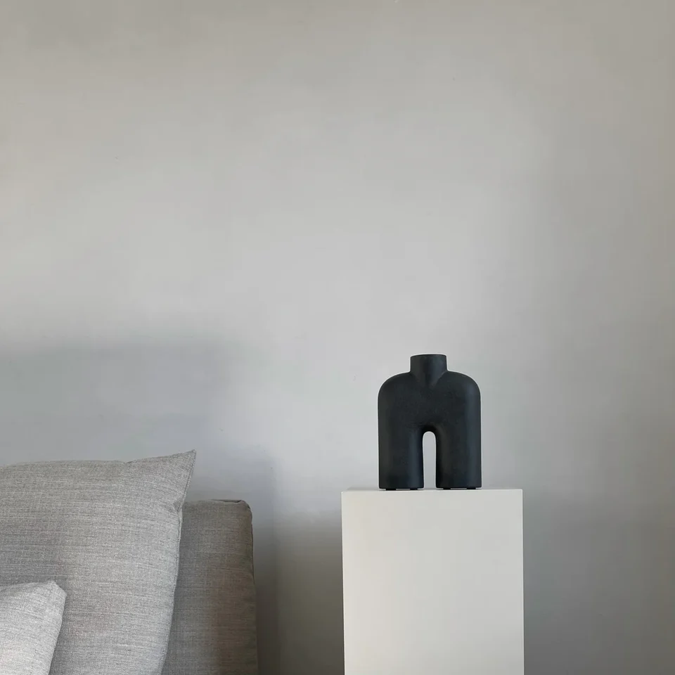 眼鏡蛇花瓶,高型,迷你 - 黑色