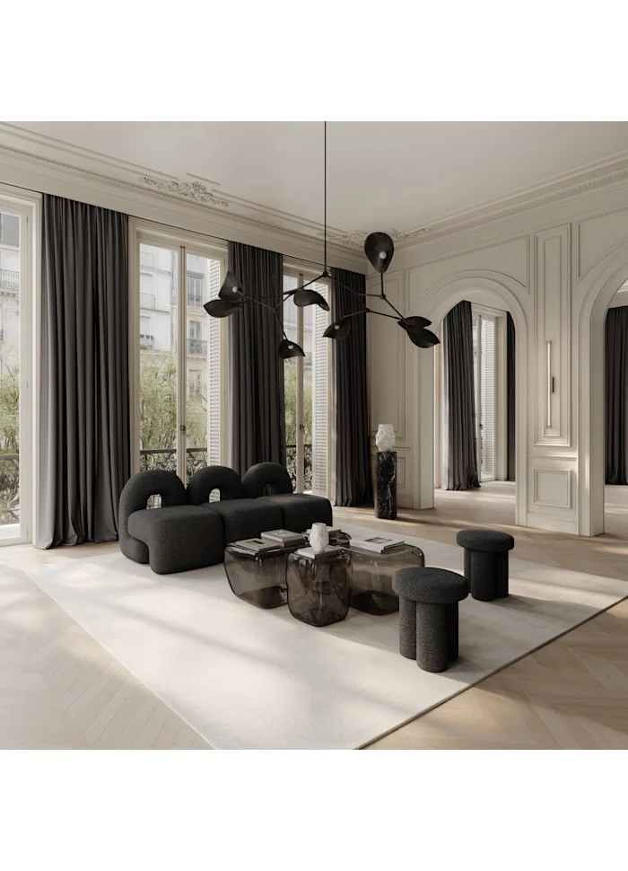 Ishi 咖啡桌, 中 - 煙燻森林色