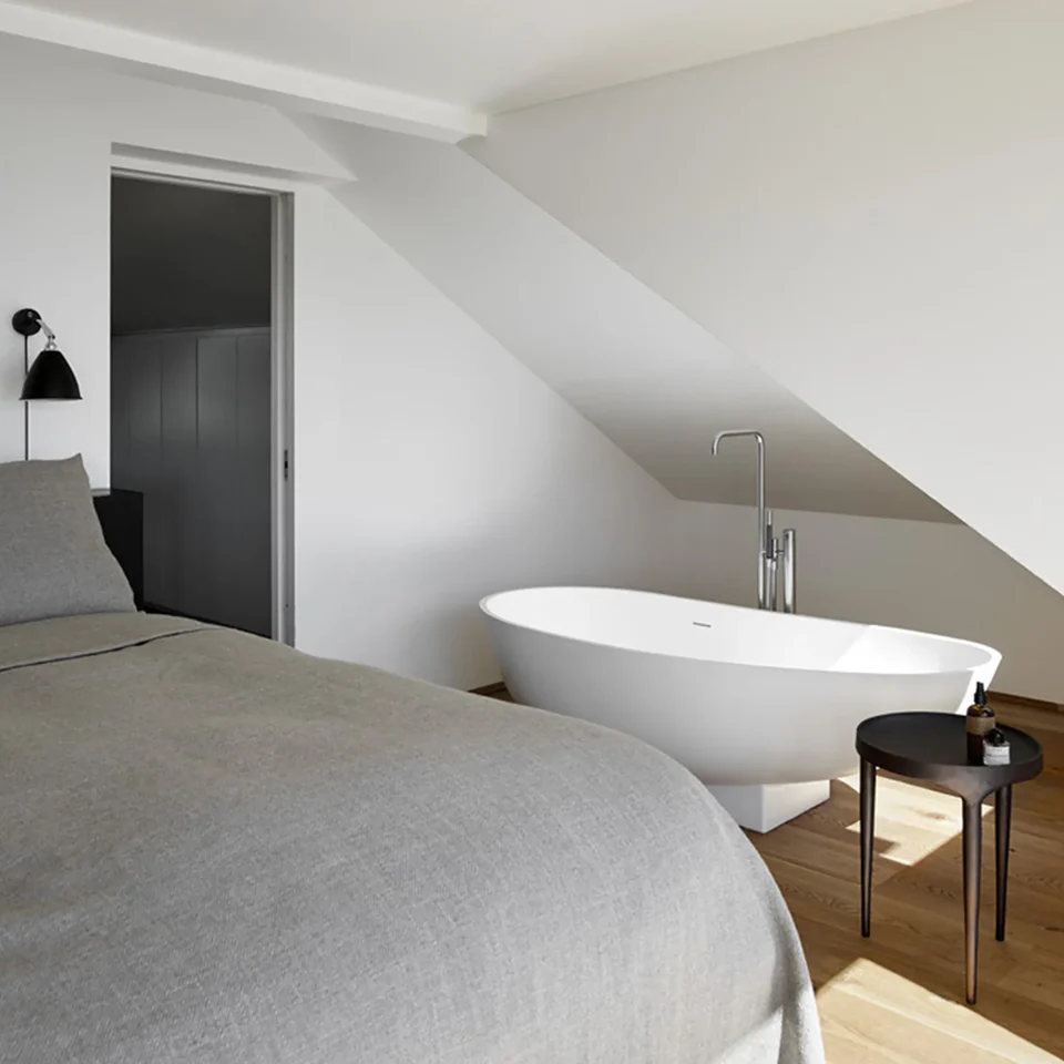 幻影桌,高 - 古董色