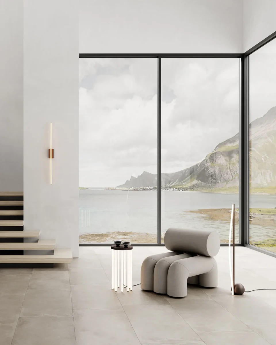 Foku 叉子椅 - 灰褐色