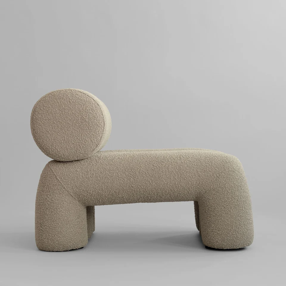 Foku 叉子椅 - 煙燻沙色