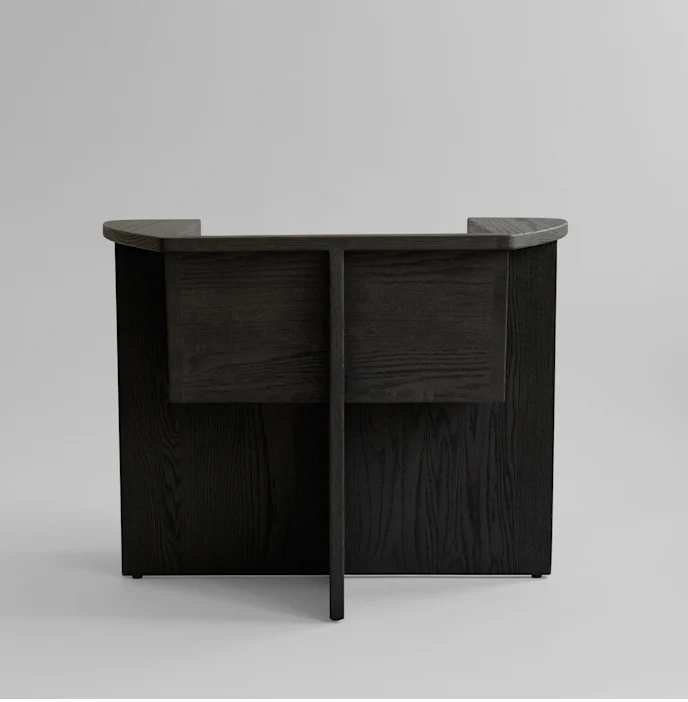 Brutus 休閒椅 - 咖啡黑橡木色