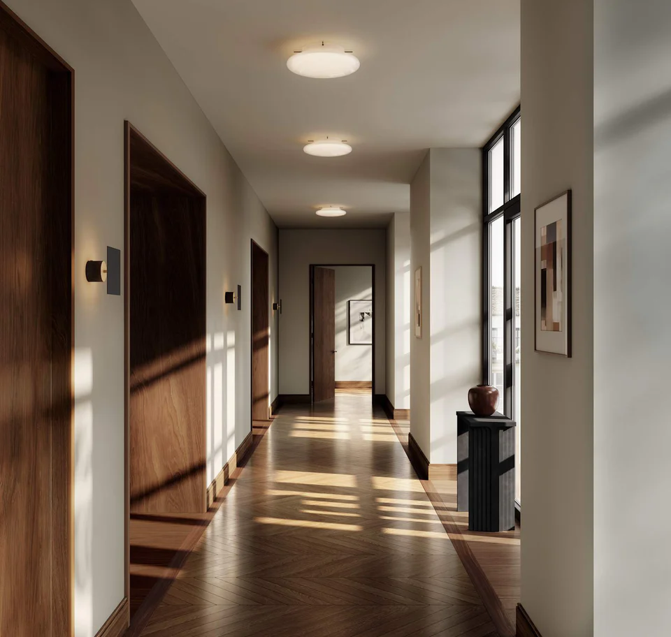 Chameleon 壁燈 - 燒黑色