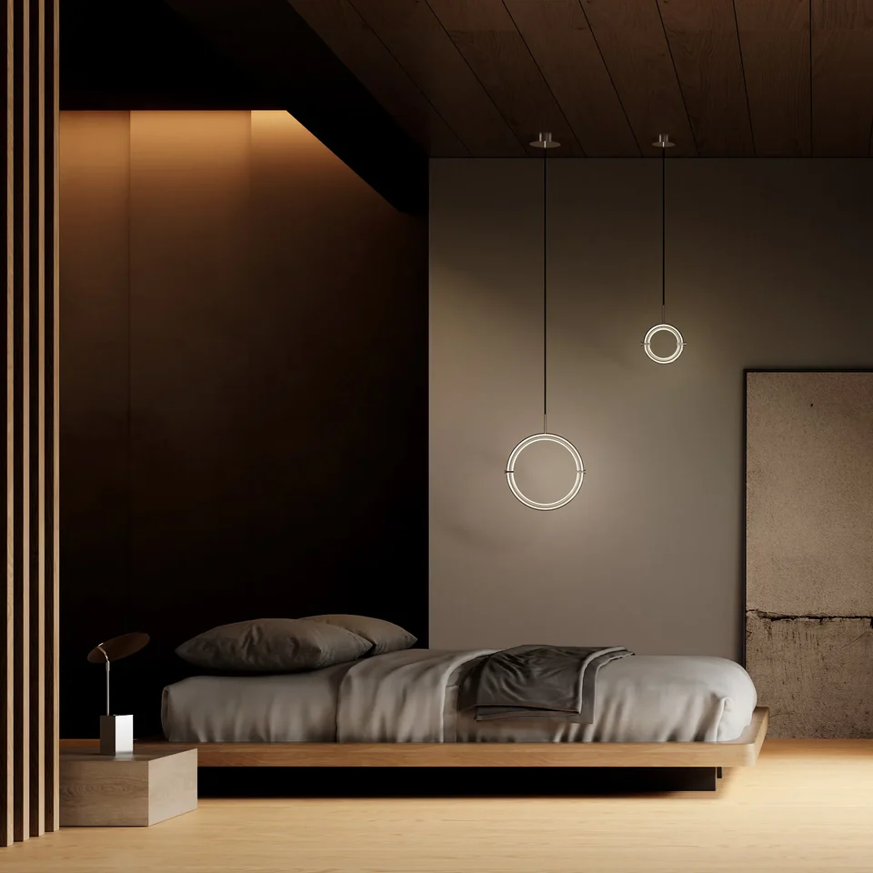 鏡面桌燈 - 鉻銀