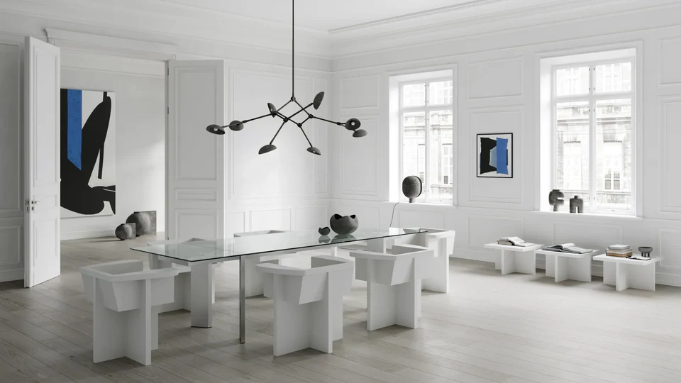 滴形吊燈 - 斑駁灰色(UL)