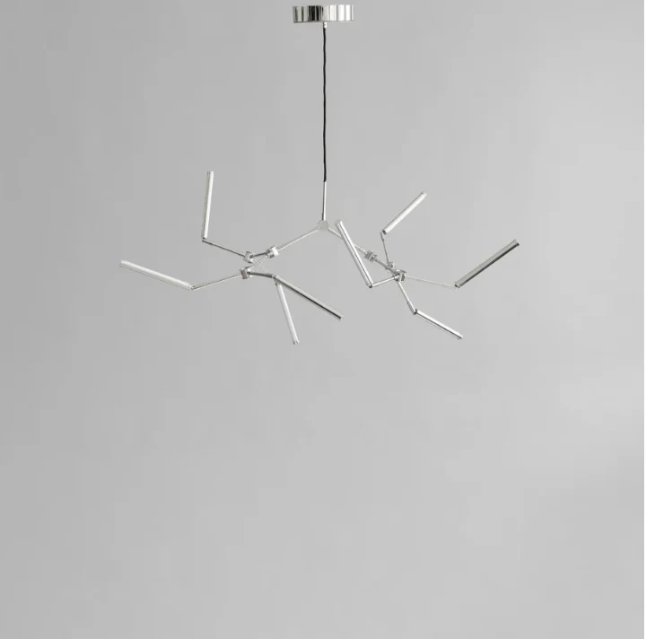 Stick 枝形吊燈,迷你 – 鉻面（Chrome）