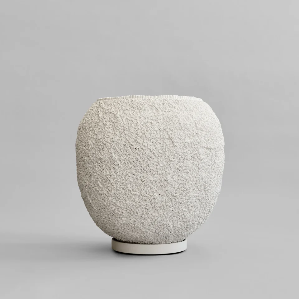 素直花盆,大 - 蜂巢紋