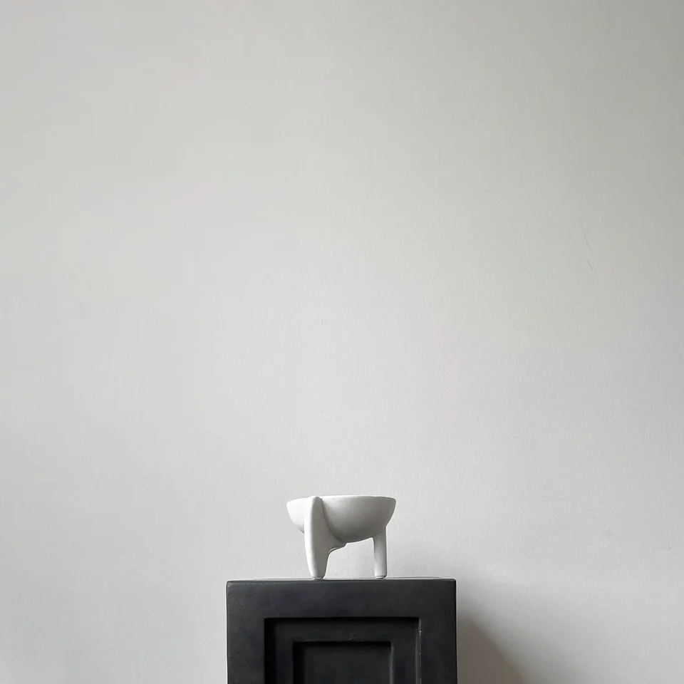 翼碗,迷你 - 骨白色